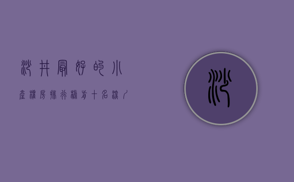 沙井最好的小产权房排行榜前十名（深圳宝安沙井小产权新房都有哪些地段好的，值得入手吗？）