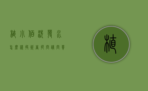 植小佰洗发水怎么样（投资者提问：请问贵司旗下公司小植家Seazon在舒散可冲散卫生巾的销售情）