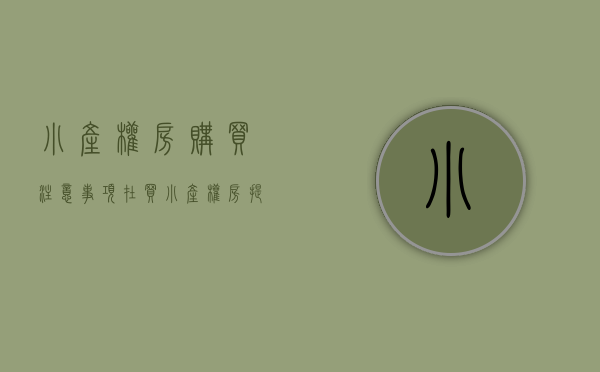 小产权房购买注意事项（在买小产权房提前要做好那些准备呢？）(小产权房购买需要什么手续)