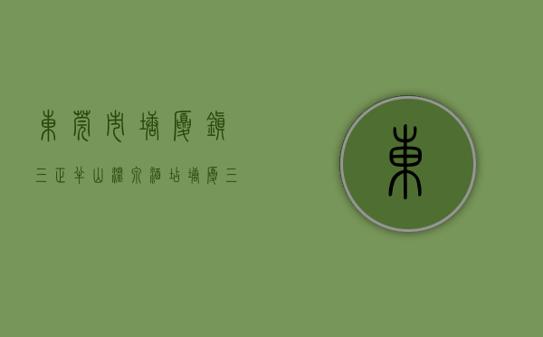 东莞市塘厦镇三正半山温泉酒店（塘厦三正半山温泉酒店打造“东莞第一泉”共建大湾区优质生活圈）