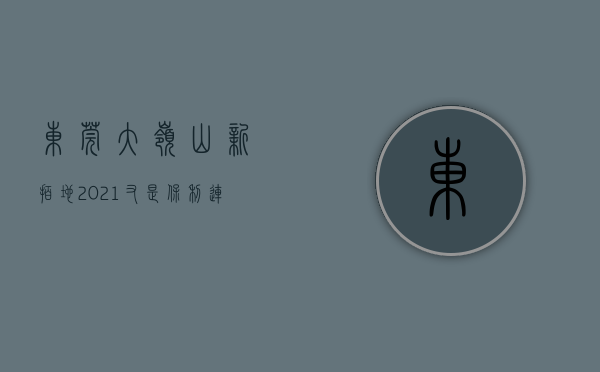 东莞大岭山新拍地2021（又是保利，连拿四地！东莞大岭山“迷你”商住地成功出让）