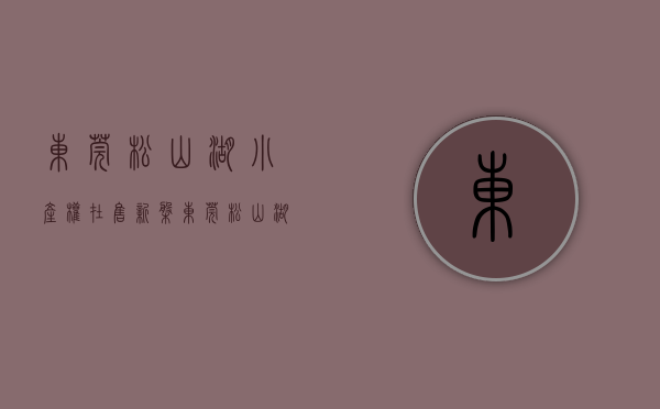 东莞松山湖小产权在售新盘（东莞松山湖的小产权房还会暴涨吗？）(松山湖的小产权房有什么风险)