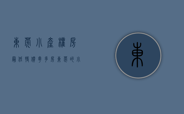 东莞小产权房最低特价（粤多房——东莞的小产权房可以实现住房梦吗？）