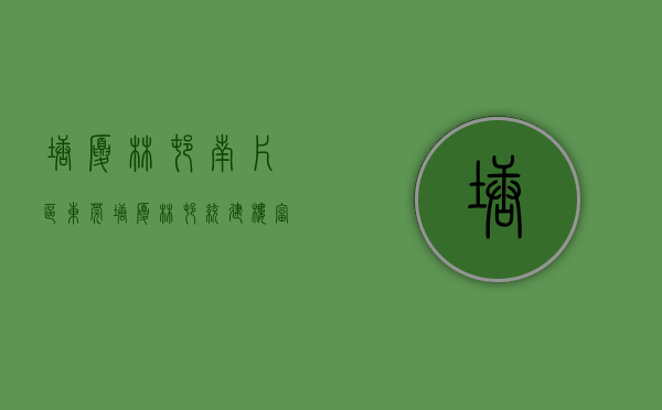 塘厦林村南片区（东莞塘厦林村统建楼《富家花园》火爆开盘！均价4380元起）