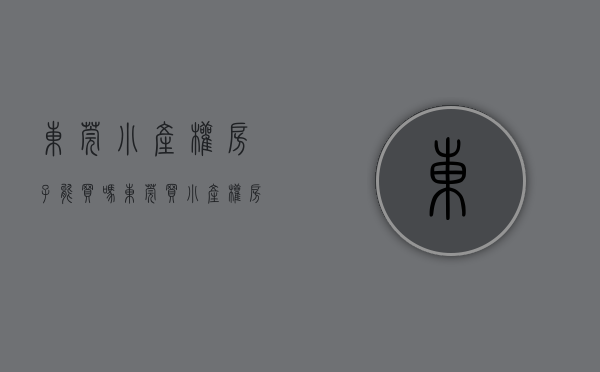 东莞小产权房子能买吗（东莞买小产权房会不会被骗，买这些需要注意些什么？）