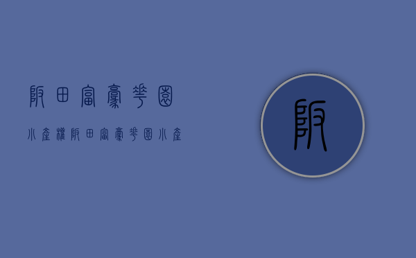 坂田富豪花园小产权(坂田富豪花园小产权房价格)