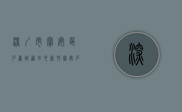 深圳市宝安区石岩街道田心新村（宝安石岩街道的上下屋及田心旧村片区旧改）