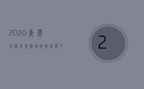 2020东莞小微企业补助政策（东莞：今年以来为小微企业减免15亿元支付手续费）