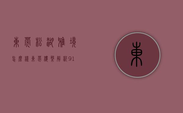 东莞松湖雅境怎么样（东莞楼盘解析91 鼎峰松湖雅境「规划篇」）