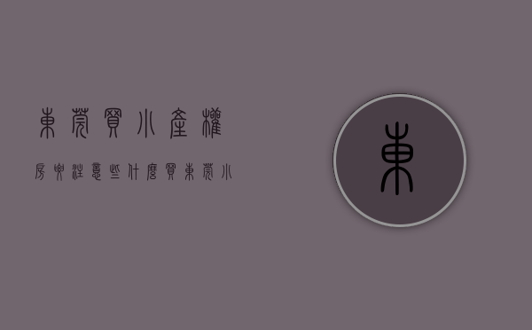 东莞买小产权房要注意些什么（买东莞小产权房子有哪些步骤）(东莞买小产权血本无归)