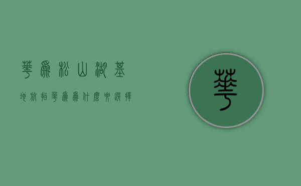 华为松山湖基地航拍（华为为什么要选择松山湖？在松山湖买房有什么不同之处？）