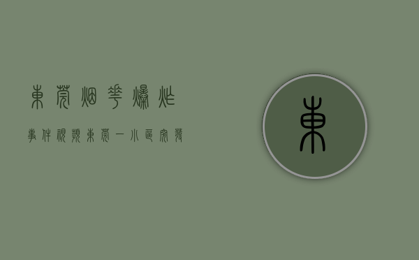 东莞烟花爆炸事件视频（东莞一小区突发火灾！小孩燃放烟花爆竹所致）