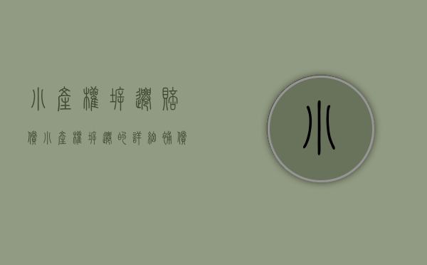 小产权拆迁赔偿（小产权拆迁的详细补偿流程， 补偿终究归现业主）