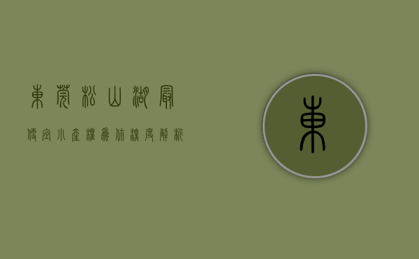 东莞松山湖最便宜小产权（为你深度解析：东莞松山湖的小产权房还值得购买吗？）