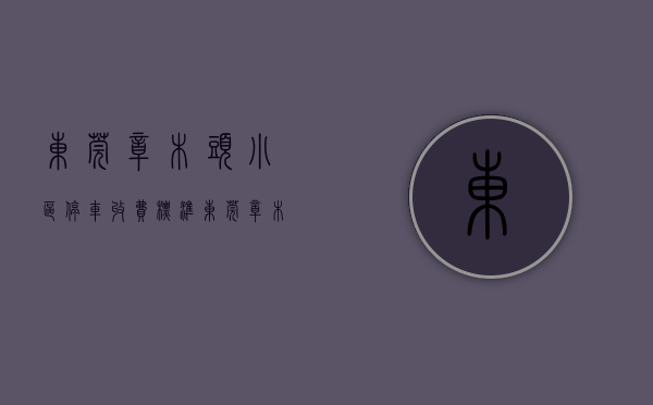 东莞樟木头小区停车收费标准（东莞樟木头小产权房2023年有哪些项目？）