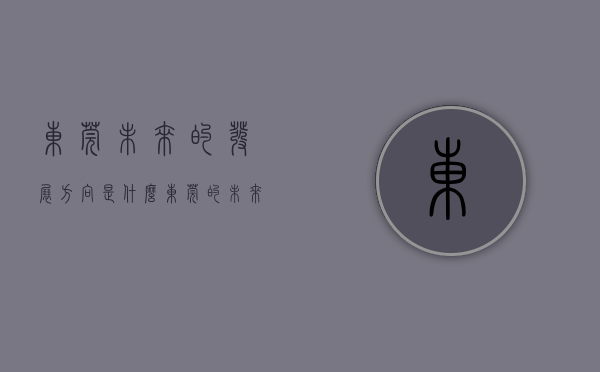 东莞未来的发展方向是什么（东莞的未来在哪里？前海向北200米、南沙向东过座桥）