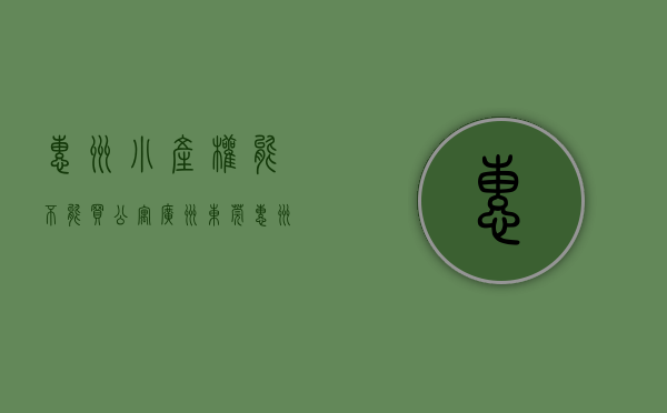 惠州小产权能不能买公寓（广州东莞惠州小产权房相继被强拆 深圳竟还有业主幻想能“转正”？）