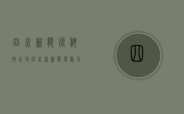 四川新能源科技公司（四川省新能源动力股份有限公司关于发行股份购买资产并募集配套资金暨关联交易申请获得深圳证券交易所受理的公告）