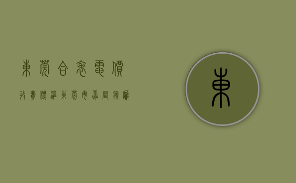 东莞合表电价收费标准（东莞市凤岗镇雁田友和花园小区居民用电抄表到户的问题）