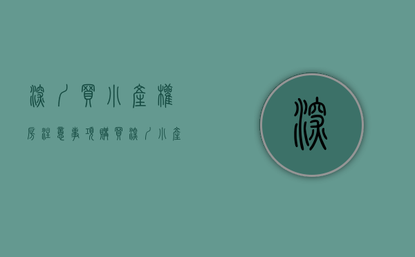 深圳买小产权房注意事项（购买深圳小产权房会有哪些考虑点？）(深圳买小产权房注意事项和手续)