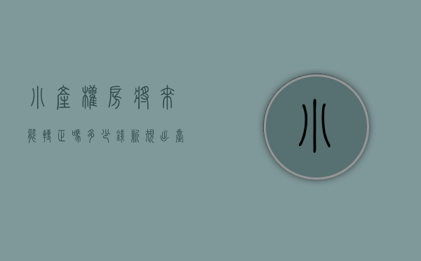 小产权房将来能转正吗多少钱（新规出台！小产权房“转正”希望落空！谨慎投资）