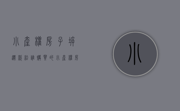 小产权房子拆迁款给谁（购买的小产权房遇到拆迁有赔偿吗？）(小产权房拆迁了怎么赔)