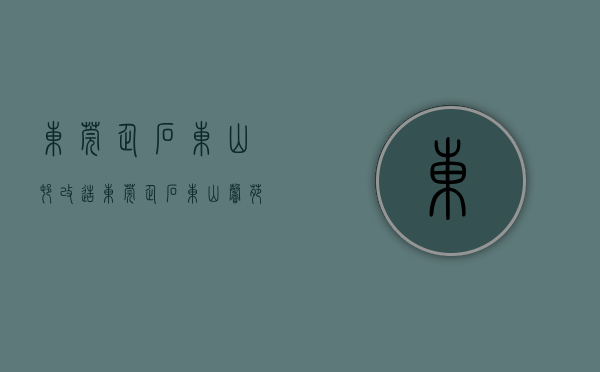 东莞企石东山村改造（东莞企石《东山馨苑》3栋中心区小产权房 总价19W起部分带精装大天台）