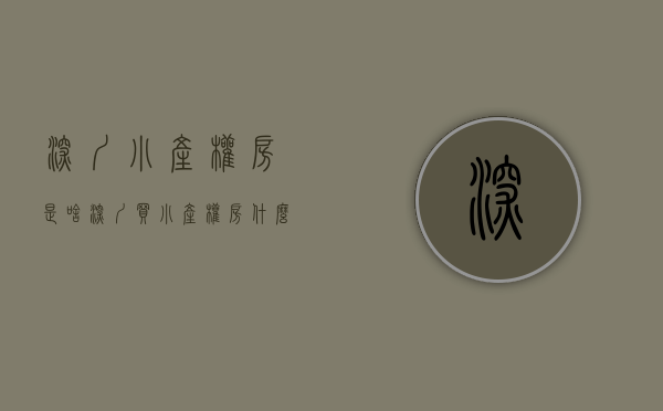 深圳小产权房是啥（深圳买小产权房，什么房叫小产权房你知道吗？你对小产权了解多少）