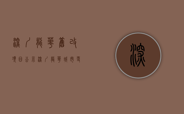 深圳龙华旧改项目公示（深圳龙华城市更新旧改项目汇总）(龙华旧改共有多少个项目)
