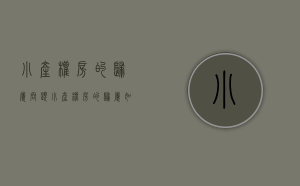 小产权房的归属问题（“小产权房”的归属如何认定能否作为遗产继承）(小产权房属于谁)