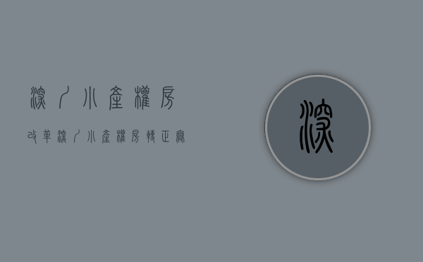 深圳小产权房改革（深圳小产权房转正无望,两部委发文）(深圳小产权房改革方向最新政策)