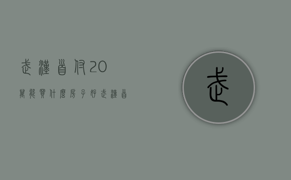 武汉首付20万能买什么房子好（武汉首付20万 如何买3环内？刚需看完，拍手称绝！）