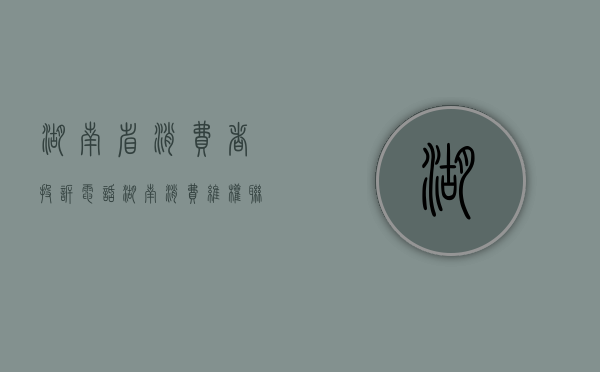 湖南省消费者投诉电话（湖南消费维权联盟丨小程序购物商家失联该怎么办？ 平台不提供商家真实信息可追责）