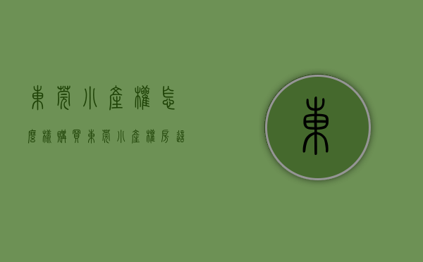 东莞小产权怎么样（购买东莞小产权房这6点事项需要提前了解）(东莞小产权房可以买吗?产权房)