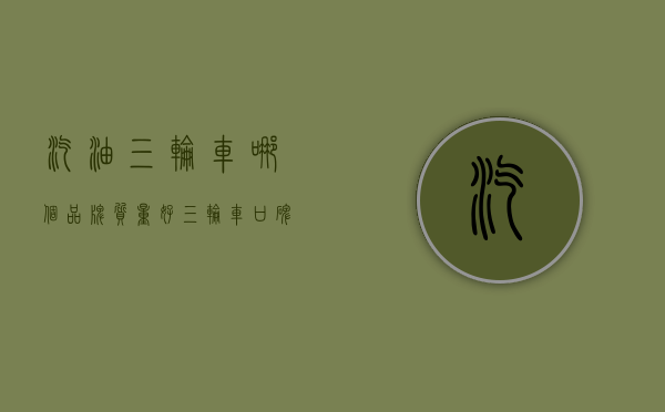 汽油三轮车哪个品牌质量好（三轮车“口碑榜”来了！买车怎么选？前四名一次说清楚，不会买错）