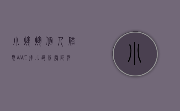 小辉辉个人信息（WWE摔小辉新闻院长安布罗斯合同到期后的最新消息）