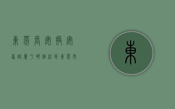 东莞长安振安西路属于哪个社区（东莞市长安镇振安路加速升级改造）(长安振安中路是哪个社区)