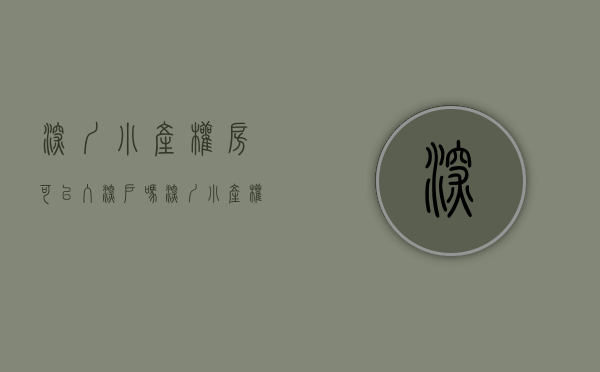 深圳小产权房可以入深户吗（深圳小产权房可以办贷款吗？）(深圳小产权房能落户口吗)