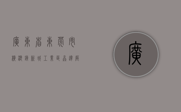 广东省东莞市横沥镇新城工业区鑫达厂（东莞横沥小产权房《新城首府》首付一成，3千多一平，首付一成，总价30多万起，买大三房）
