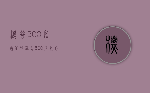 标普500指数是啥（标普500指数合约规格有哪些？带你看看适合你的合约交易！）