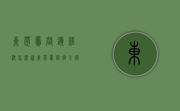 东莞凤岗镇经济怎么样（东莞凤岗镇，全国百强镇排名跃升至第28位，这背后少不了……）