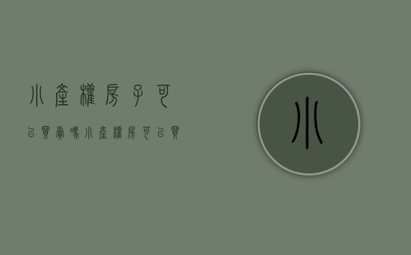 小产权房子可以买卖吗（小产权房可以买卖吗？有什么风险？最新回答来了！）