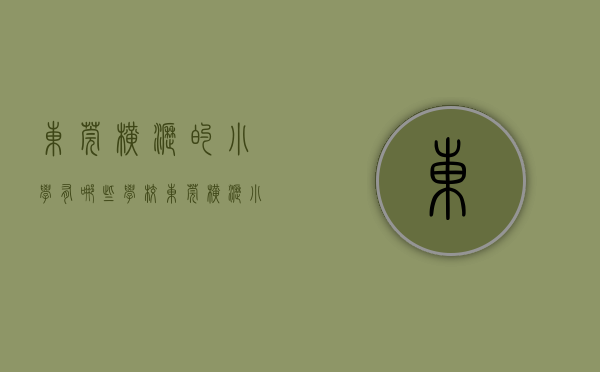 东莞横沥的小学有哪些学校（东莞横沥小产权房《学府花园》三栋大社区 均价2680元）