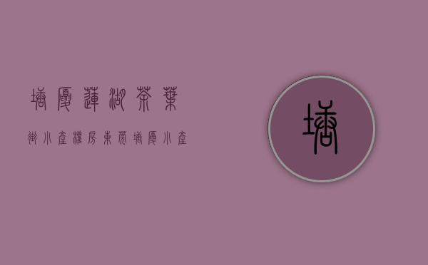 塘厦莲湖茶叶街小产权房（东莞塘厦小产权房-莲湖【利丰大厦】均价5580元起 送装修 分期免息）