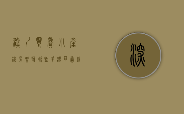 深圳买卖小产权房要办哪些手续（买卖深圳小产权房的交易流程是怎样的？如何规避风险？）