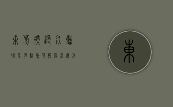 东莞横沥水边职业学校（东莞横沥水边小产权房【东部之星】莞盛学校，横沥职教城零距离，开盘前一个星期将推出两套骨折价房源，先到先得，慢的拍大腿）
