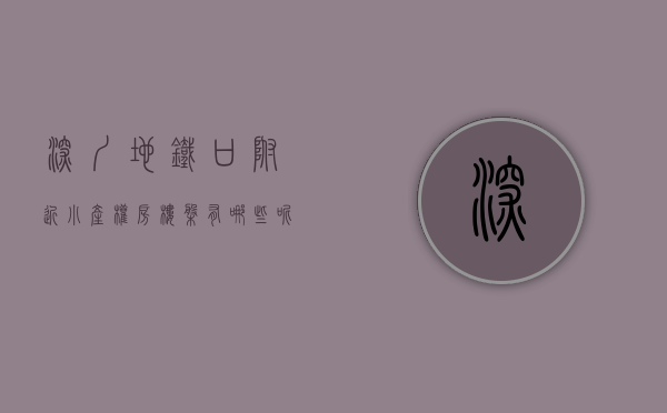 深圳地铁口附近小产权房楼盘有哪些呢现在（深圳地铁口附近小产权房楼盘有哪些？）