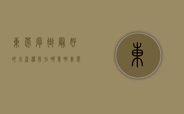 东莞厚街最好的小产权房在哪里啊（东莞厚街赤岭小产权房（锦绣中央）南城旁，首付1成，分期10年）