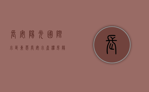 长安阳光国际小区（东莞长安小产权房阳光尚城单价4800投资价值大不大？）