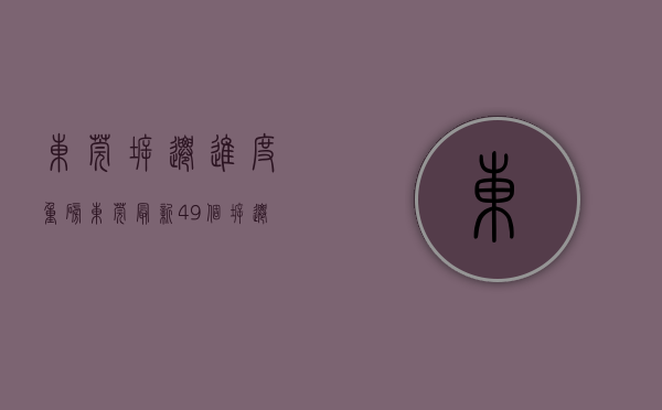 东莞拆迁进度（重磅！！东莞最新49个拆迁项目规划+4种拆迁补偿解析）(东莞市拆迁计划)